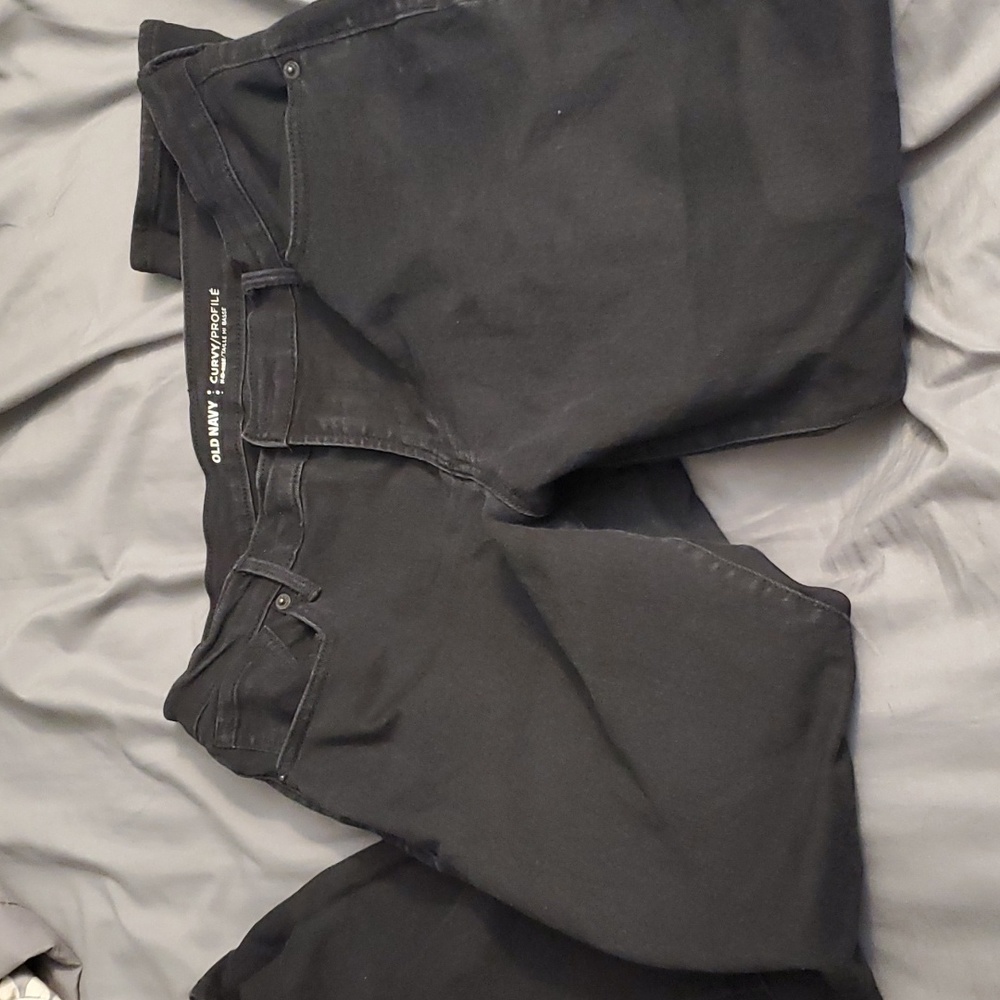 Black Curvy Old Navy Jeans
